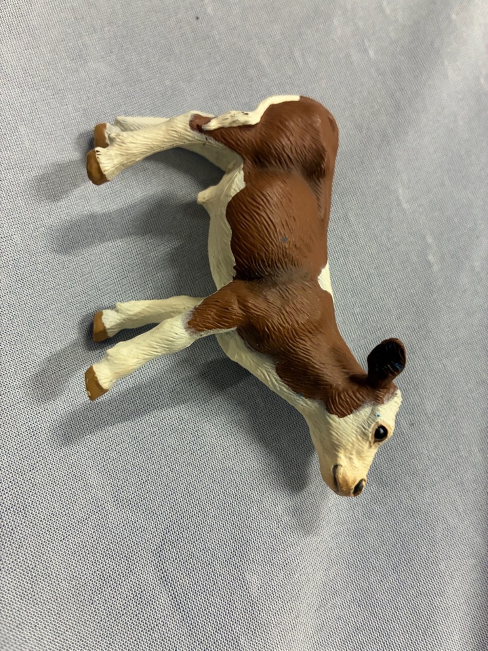 Figure animal collection animal papo 2010 cow cow bull Brown & White